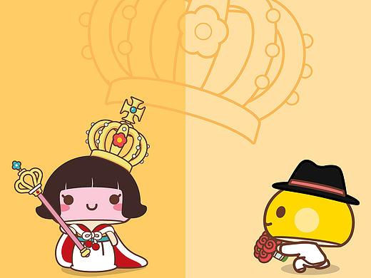 微信聊天背景隔离区之蘑菇点点情侣版