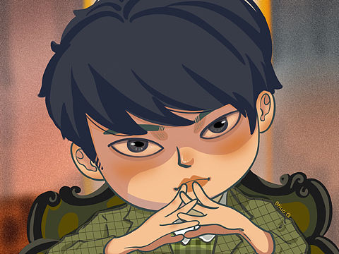 板绘每日一练 今天是叶惠美专辑封面