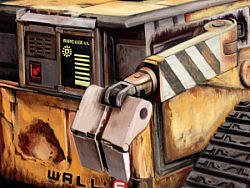 WALL ▪ E(SL ,WACOM 数位板绘)（个人主页-ZMjUxNDk2OA==） - 创作习作 - 站酷设计师可燃冰0322原创素材 - 站酷ZCOOL