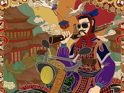 《兵马俑也吃鸡》插画文创设计（毕设作）
