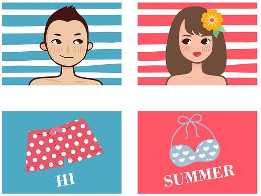 Hi,SUMMER（个人主页-ZMTMxOTgwOTY=） - 图案 - 站酷设计师孙西西原创素材 - 站酷ZCOOL