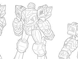 变形机器人机甲产品设计