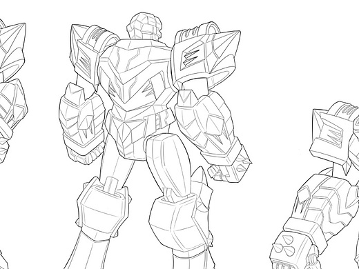 变形机器人机甲产品设计