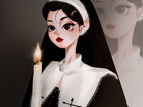 人物插画|十月练习