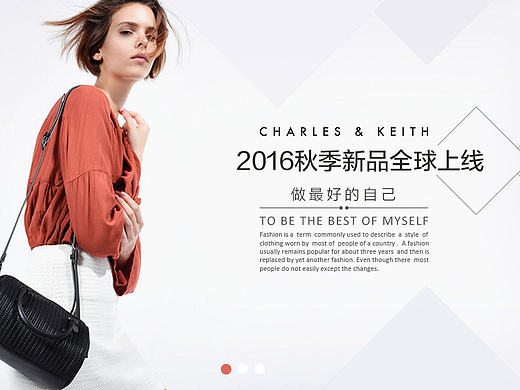 CHARLES&KEITH企业网站设计