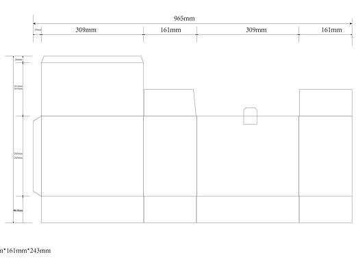 AI箱子尺寸标注方法，自己为了方便保存