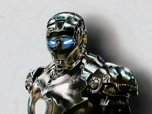 钢铁侠手绘练习