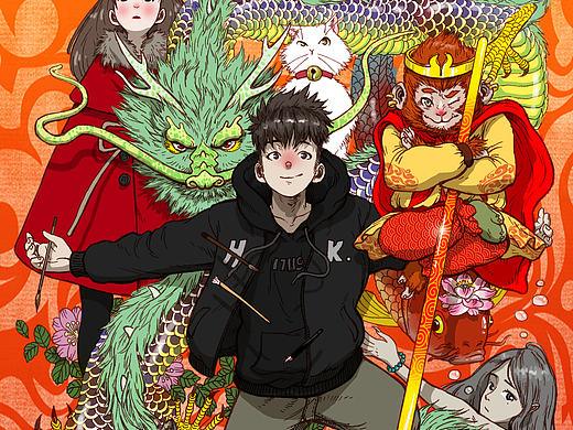 鸡年春节贺图