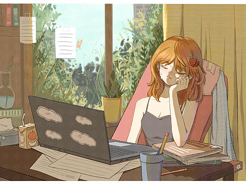 插画练习3（个人主页-ZNTk4NTU5NDA=） - 创作习作 - 站酷设计师超爱番茄w原创素材 - 站酷ZCOOL