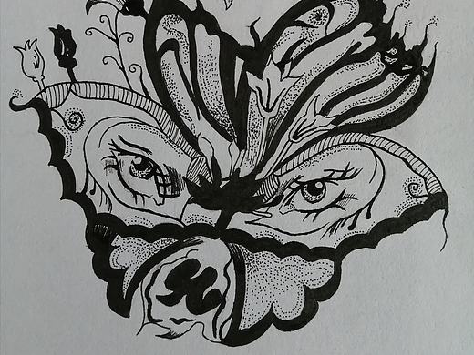 黑白装饰画*临摹