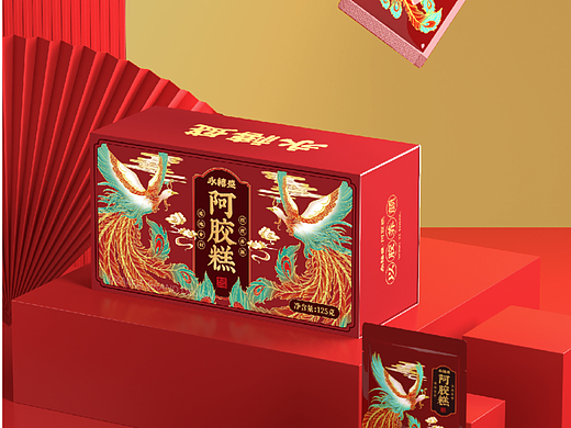 国风阿胶糕包装设计 by 赞歌创意