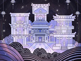 畢業(yè)設(shè)計(jì)，系列主題插畫——“衍”——思想