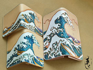 【革也GEYE】浮世绘特别版Special Edition - 神奈川冲浪里彩染