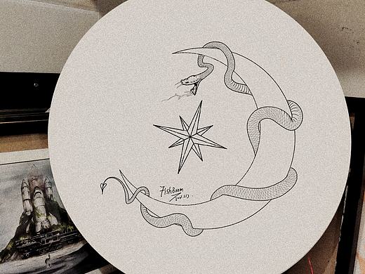 ♡画满100条不同的蛇♡第19条《冷淡》