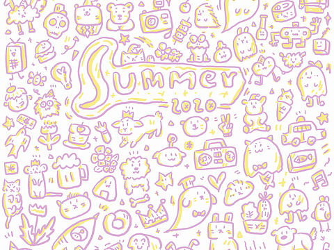 乱涂练习2（个人主页-ZNDY2OTY2Njg=） - 新锐潮流插画 - 站酷设计师尾巴143原创素材 - 站酷ZCOOL