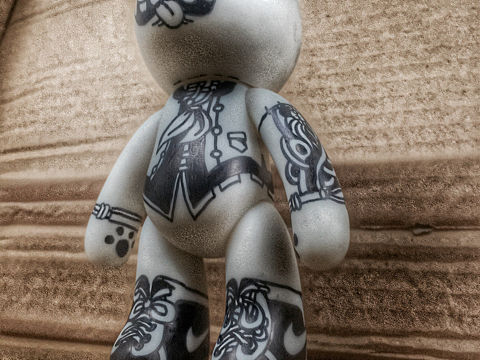 手繪暴力熊（個人主頁-ZMTY5ODY2NDA=） - 手辦/模玩 - 站酷設(shè)計師花二輪同學(xué)原創(chuàng)素材 - 站酷ZCOOL