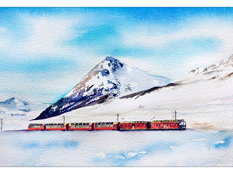 日练～通往雪国的红列车