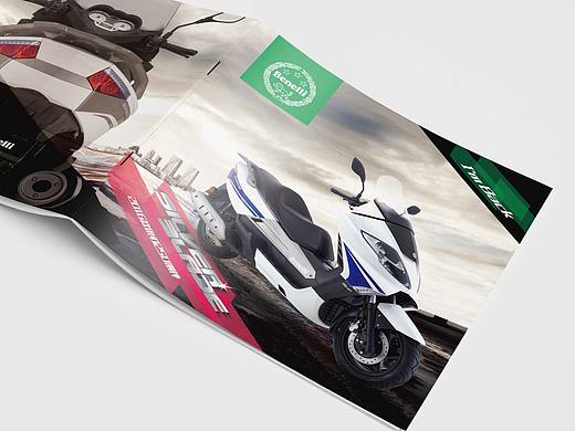 钱江贝纳利 银刃250 产品画册设计