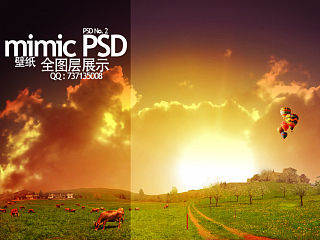mimic-高清壁纸 PSD分层 整体合成润色 NO.2
