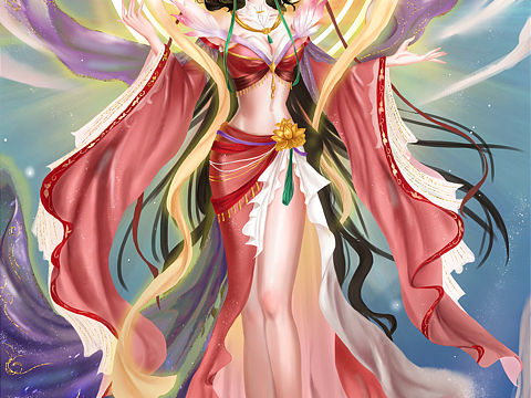 原创洛神图