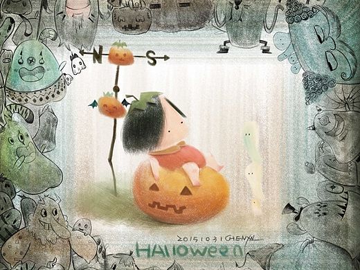 万圣节－南瓜妹妹