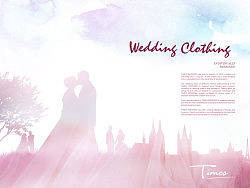 泰诗婚纱礼服馆折页