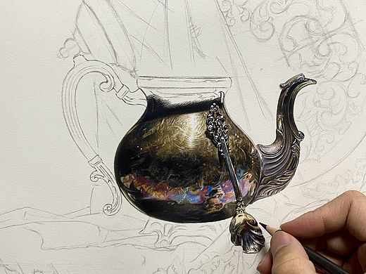 彩铅静物