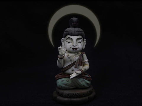 【粘土自制】我把敦煌菩萨像变成手办啦～