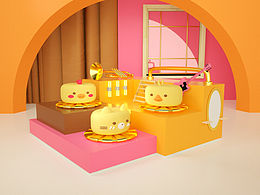 C4D  创意卡通  角色