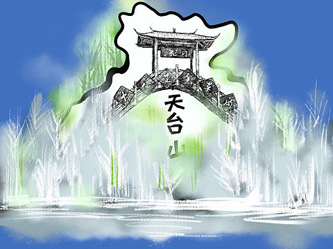 四川旅游形象插画设计