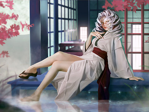 原画 插画 同人 厚涂 下弦之伍