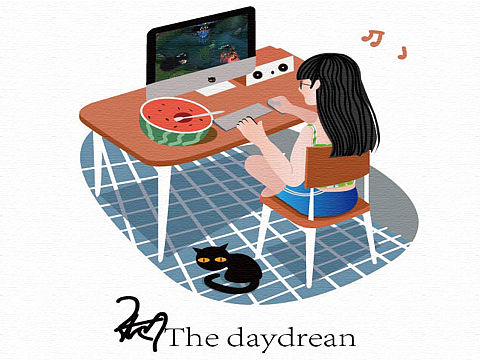 很闲呐 ，无所事事的时候走丢了。你会爱我吗？（个人主页-ZMjM3MDgzNjA=） - 艺术插画 - 站酷设计师wuli黑原创素材 - 站酷ZCOOL