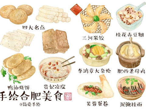 【纸上的美食】行走在合肥，合肥，合肥