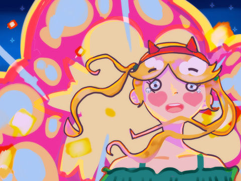 【同人】星蝶公主（个人主页-ZMjI0MDExNjg=） - 商业插画 - 站酷设计师ustignoreme原创素材 - 站酷ZCOOL