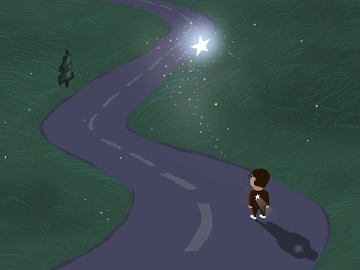 聽說是想念讓夜空掛滿星辰（個人主頁-ZMTMxODc1NDA=） - 商業(yè)插畫 - 站酷設(shè)計師魏翔宇原創(chuàng)素材 - 站酷ZCOOL