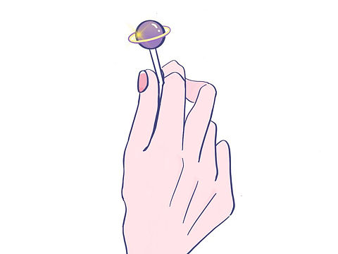 星球棒棒糖
