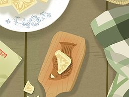 美食插画