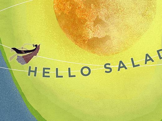 Hello Salad 中秋（个人主页-ZMzA1MTk3Mjg=） - 海报 - 站酷设计师大撸根原创素材 - 站酷ZCOOL