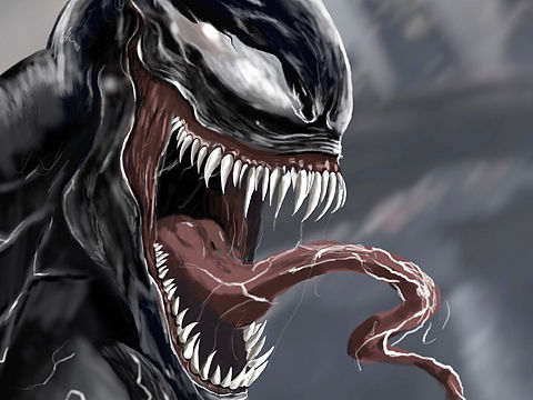 ［Venom］by Procreate（個(gè)人主頁(yè)-ZMzE3NTM5MDQ=） - 創(chuàng)作習(xí)作 - 站酷設(shè)計(jì)師婆娑世界教主原創(chuàng)素材 - 站酷ZCOOL