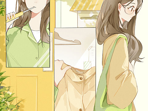 分鏡插畫 通勤日常（個人主頁-ZNjExMzkzOTI=） - 商業(yè)插畫 - 站酷設(shè)計師水茶碗原創(chuàng)素材 - 站酷ZCOOL