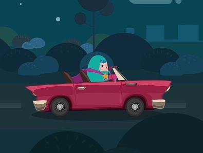 公益广告-绿色出行—黑夜骑士