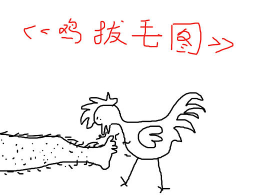 高清无码鸡拔毛图