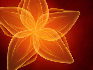 按照PS教程弄的一个小小的花朵