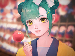 “不來一支蘋果糖嗎？”