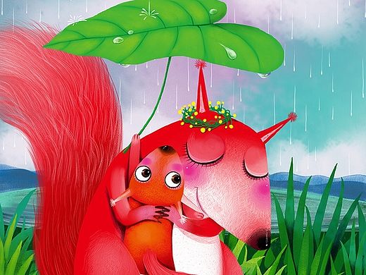 今天重阳节，发一组插画，祝天下父母幸福安康，长命百岁！