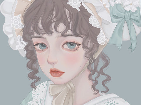 洛丽塔和服少女