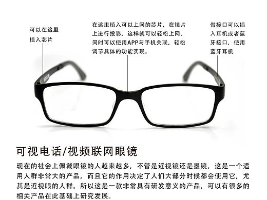 可视电话/视频 联网眼镜（个人主页-ZMTMyODQzMzI=） - 其他工业/产品 - 站酷设计师静喵原创素材 - 站酷ZCOOL