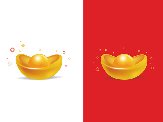 矢量金元财宝(源文件)