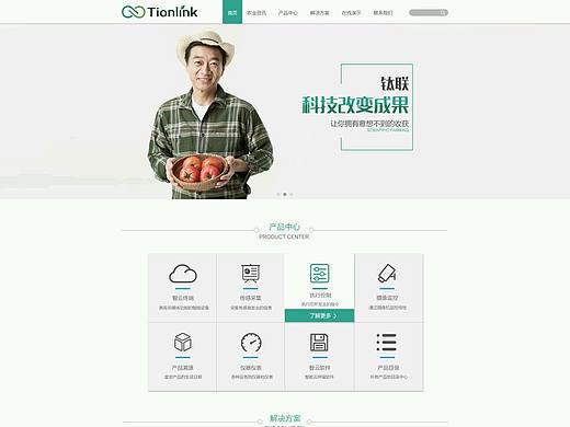 一个企业网站，