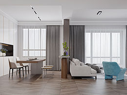 现代简约客餐厅